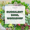 SUCCULENT BOWL // HANDS-ON WORKSHOP // BEGINNER-FRIENDLY