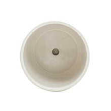 Load image into Gallery viewer, Small Loreto Plant Pot &amp; Plate- White (15Dx15cmH)
