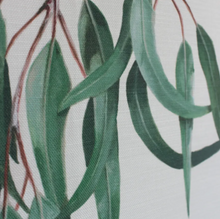 Load image into Gallery viewer, Fledge and Thread- &#39;Eucalyptus branch&#39; wall hanging
