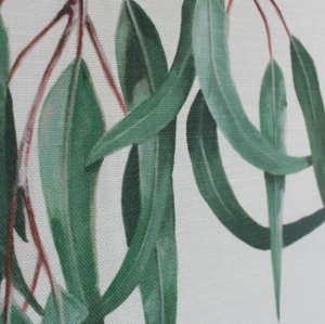 Fledge and Thread- 'Eucalyptus branch' wall hanging
